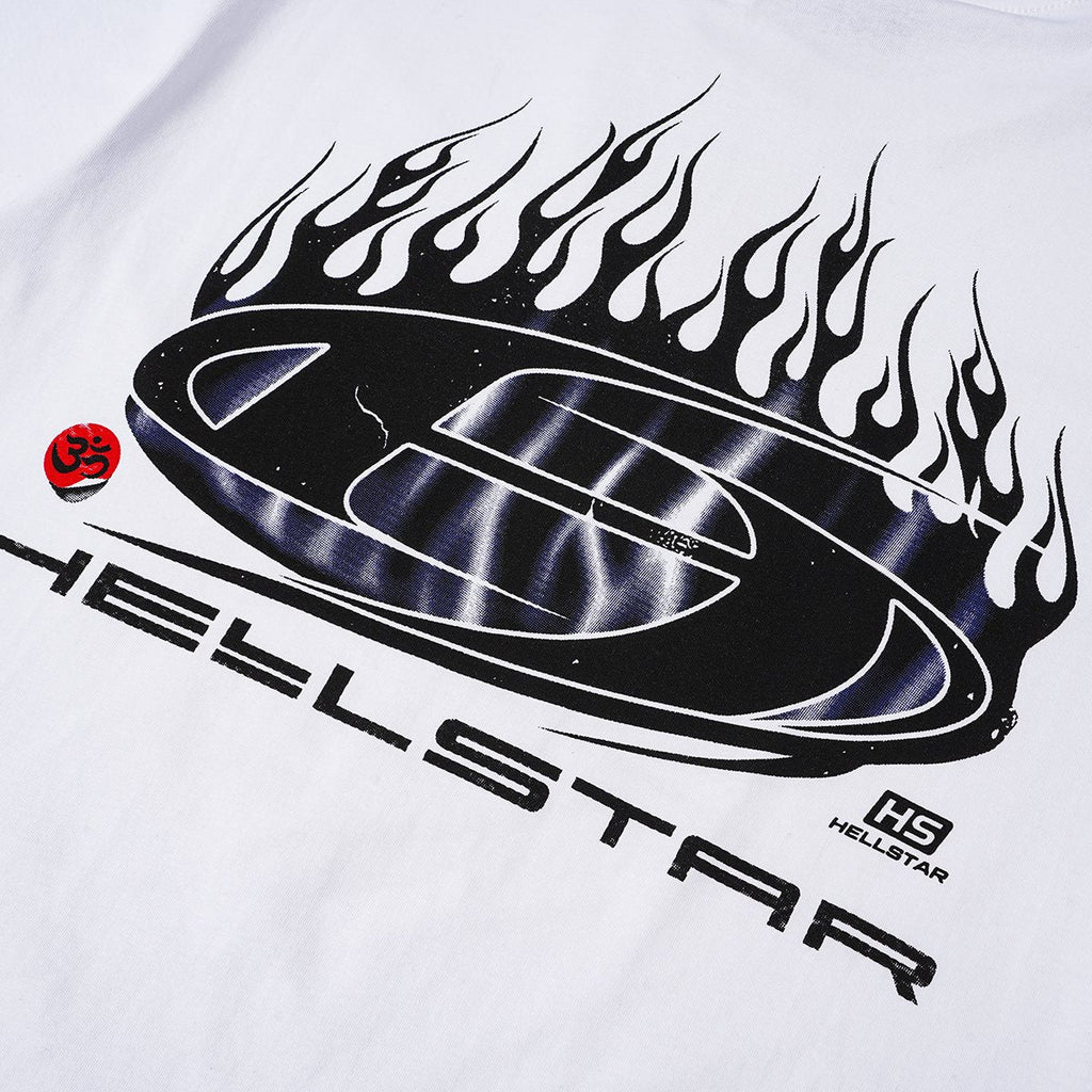 Hellstar Flame Oval Graphic T-Shirt — detail