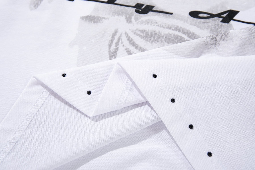 SUPPLY TEE Stud-Trim Flame Graphic T-Shirt — detail