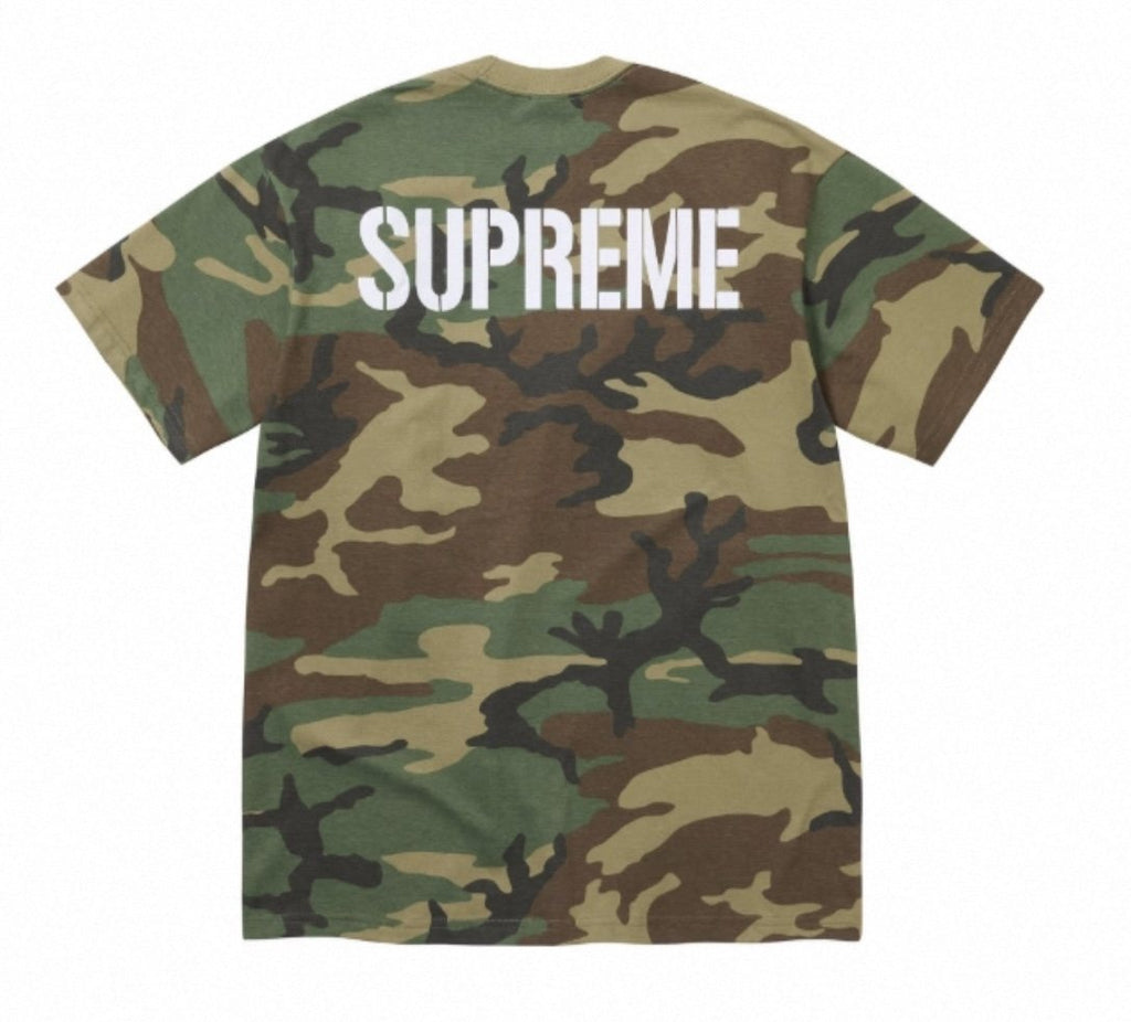 Supreme World Famous Arrow Graphic T-Shirt — back