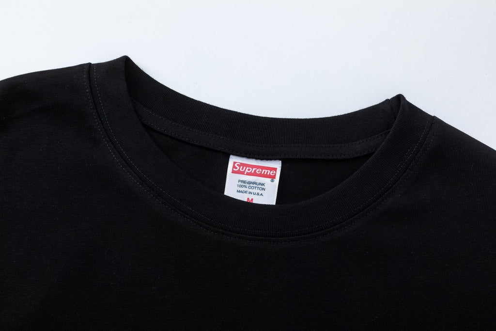Supreme World Famous Arrow Graphic T-Shirt — neck_label