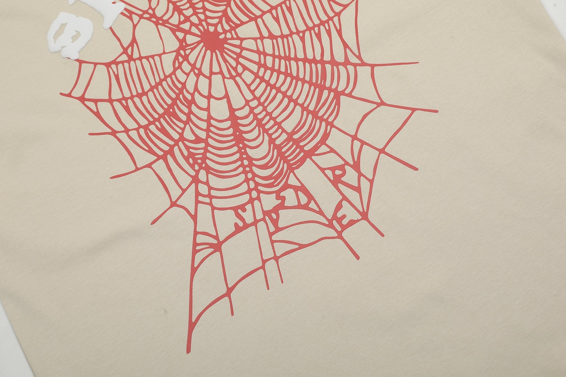 Sp5der Spiderweb Graphic T-Shirt — detail