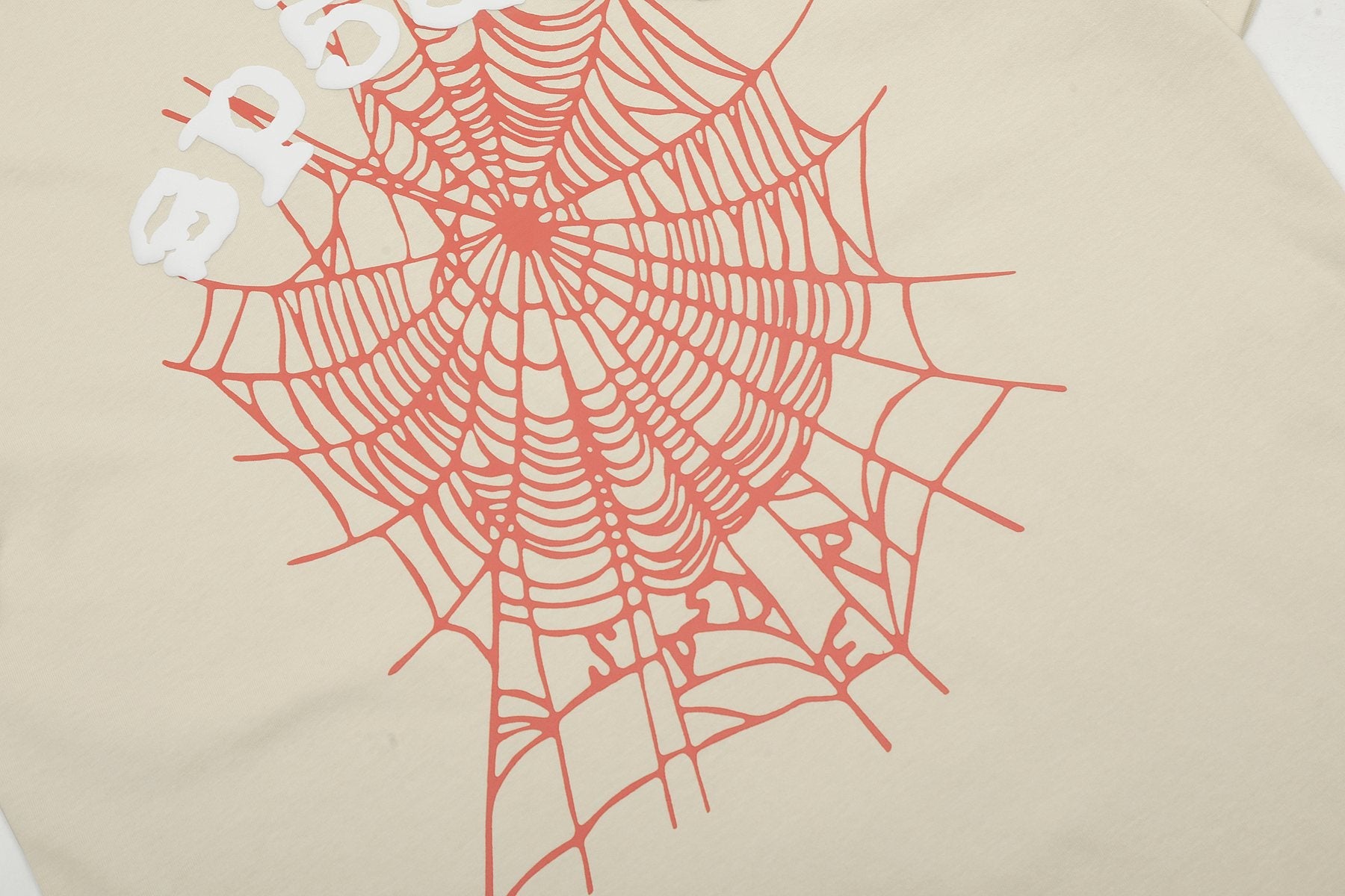 Sp5der Spiderweb Graphic T-Shirt — detail