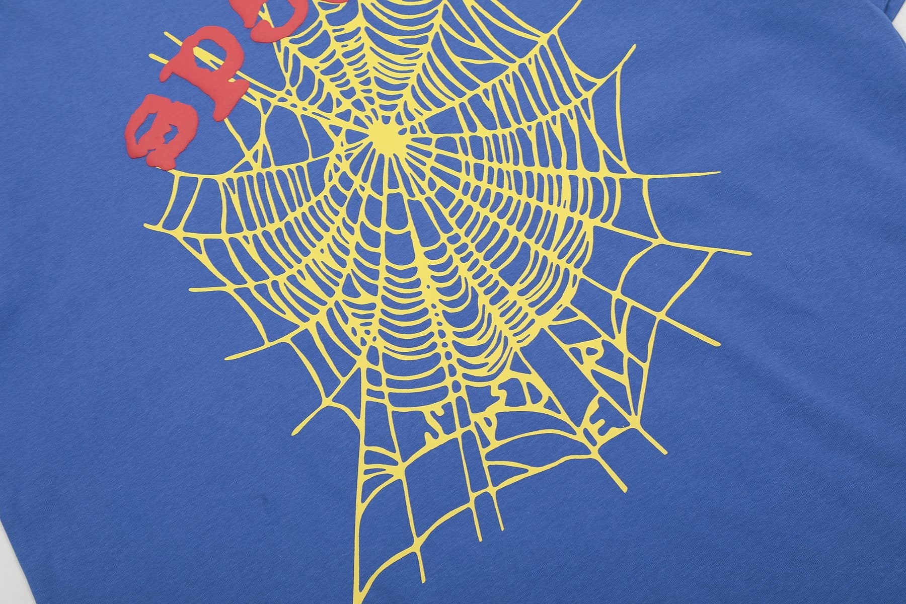 Sp5der Spiderweb Graphic T-Shirt — detail