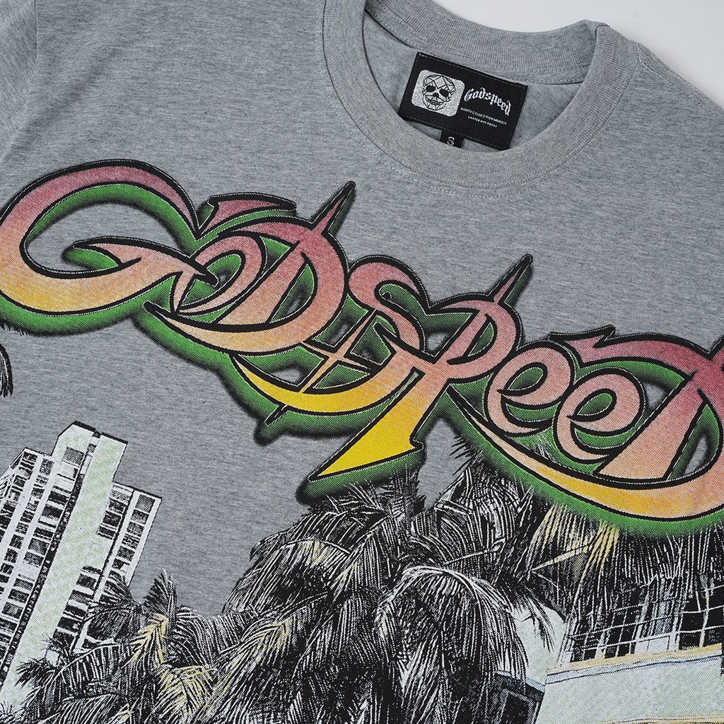 Godspeed Car City G-Back Graphic T-Shirt — detail