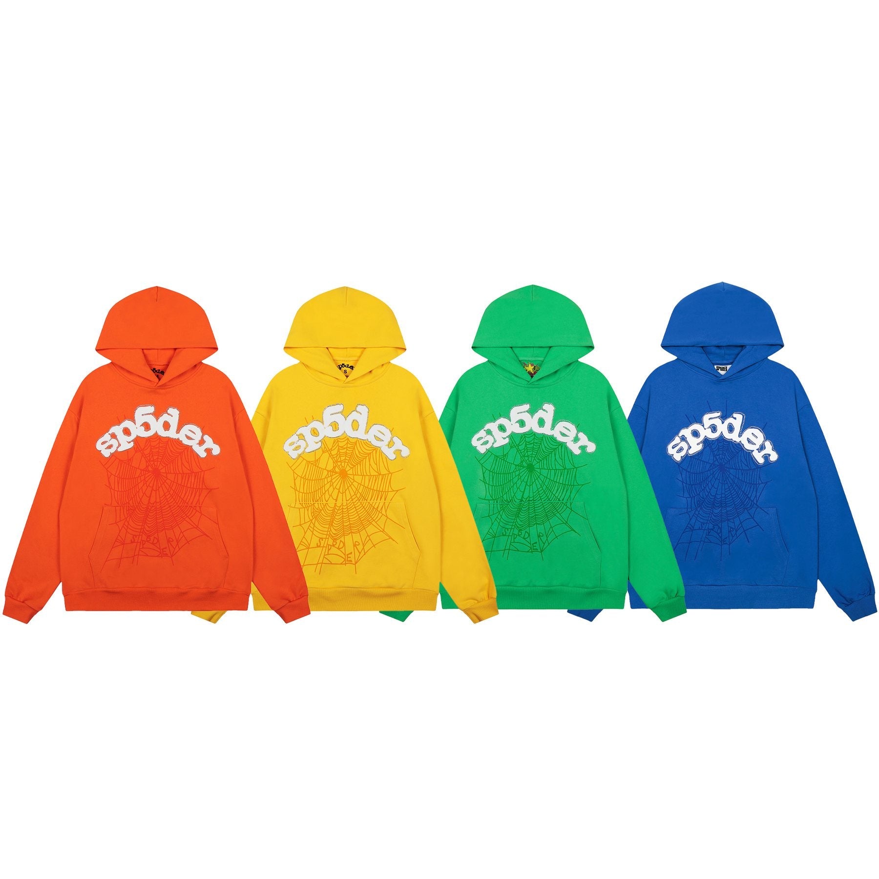 Sp5der Spiderweb Graphic Hoodie — comparison