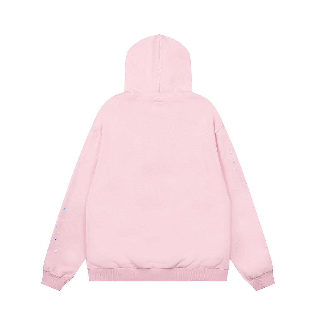 Sp5der Spiderweb Graphic Hoodie — back