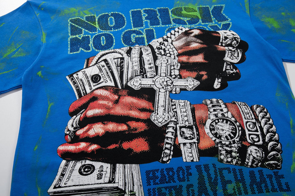 BKYS Revival No Risk No Glory Graphic T-Shirt — detail