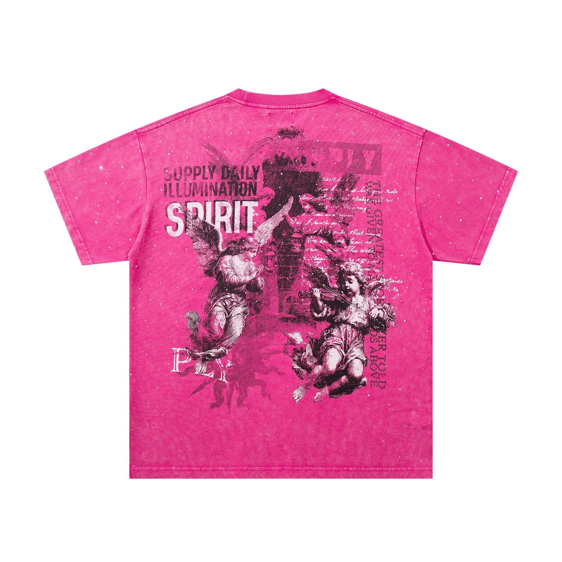 SUPPLY TEE Spirit Angel Embellished Graphic T-Shirt — back