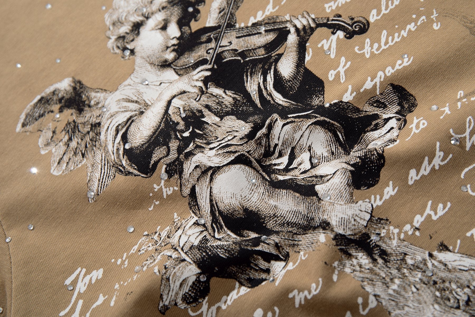 SUPPLY TEE Spirit Angel Embellished Graphic T-Shirt — detail