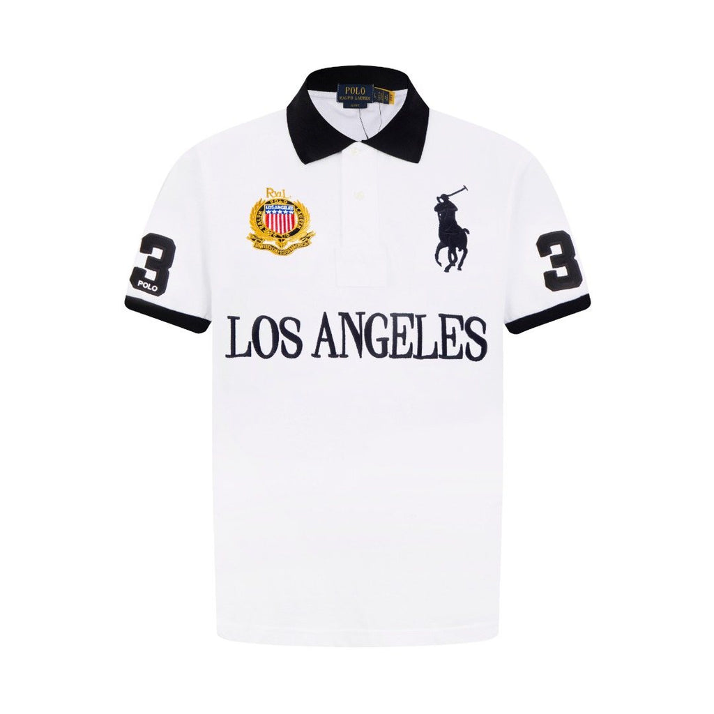 Test2-Ralph Lauren Los Angeles Contrast-Trim Polo Shirt — hero