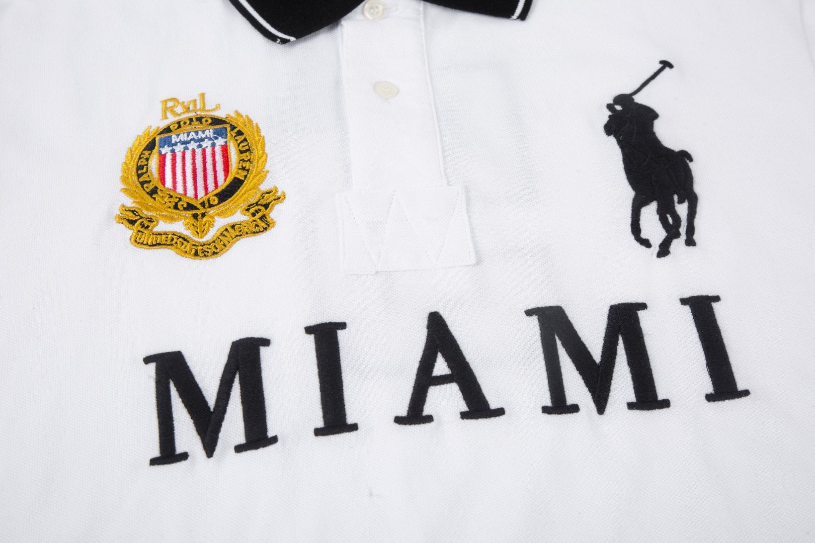 Test2-Ralph Lauren Miami Graphic Polo Shirt — detail
