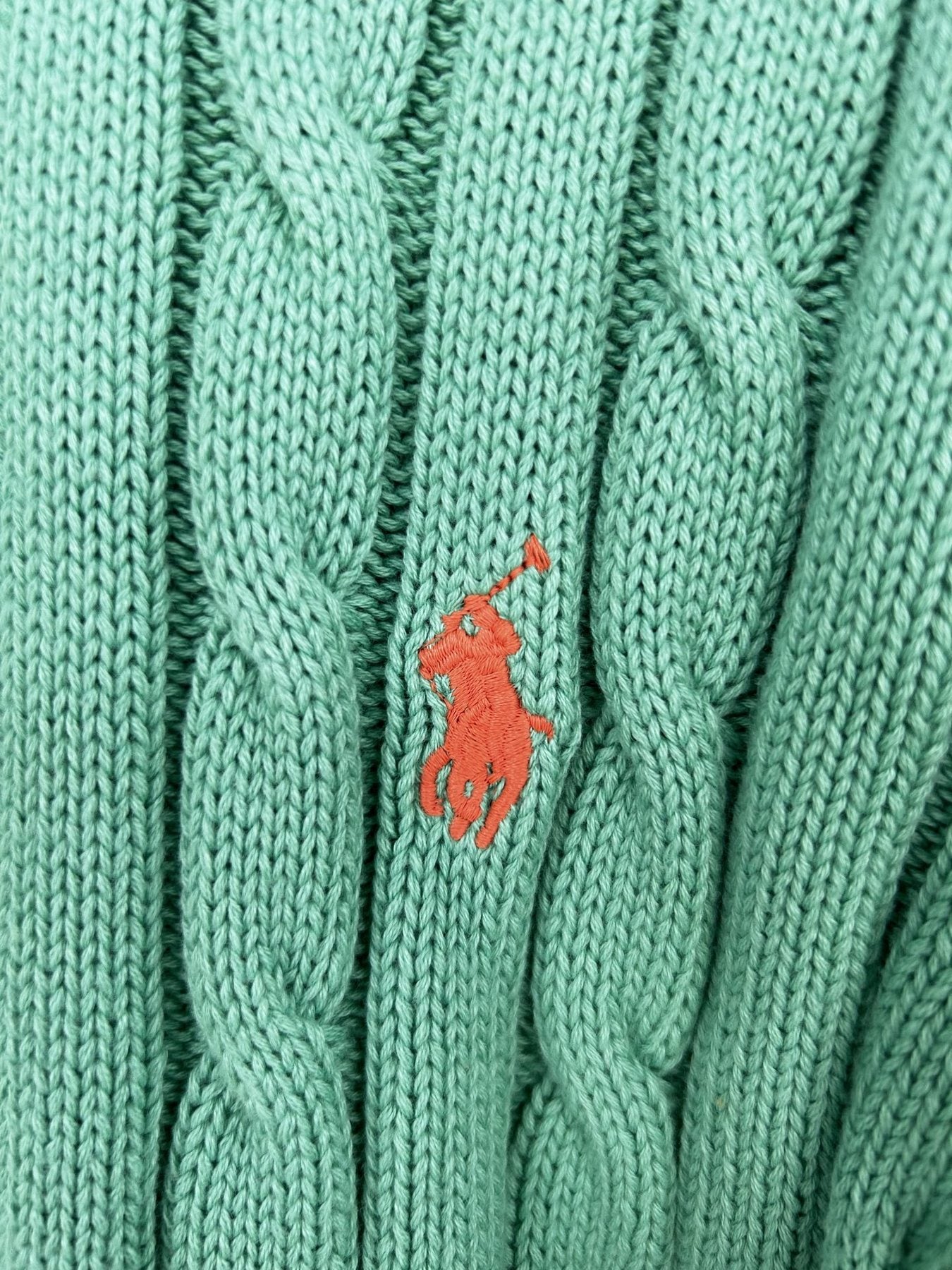 Test2-Ralph Lauren Women's Cable-Knit Short-Sleeve Top — detail