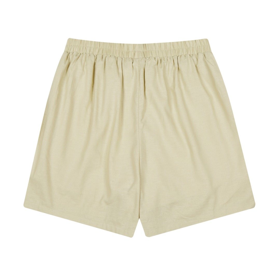 Test2-Ralph Lauren Relaxed Elastic-Waist Shorts — back