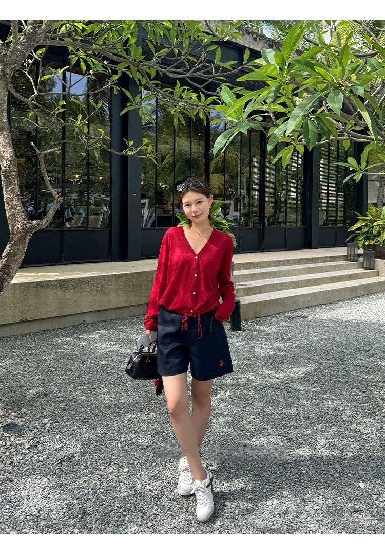 Test2-Ralph Lauren Relaxed Elastic-Waist Shorts — model