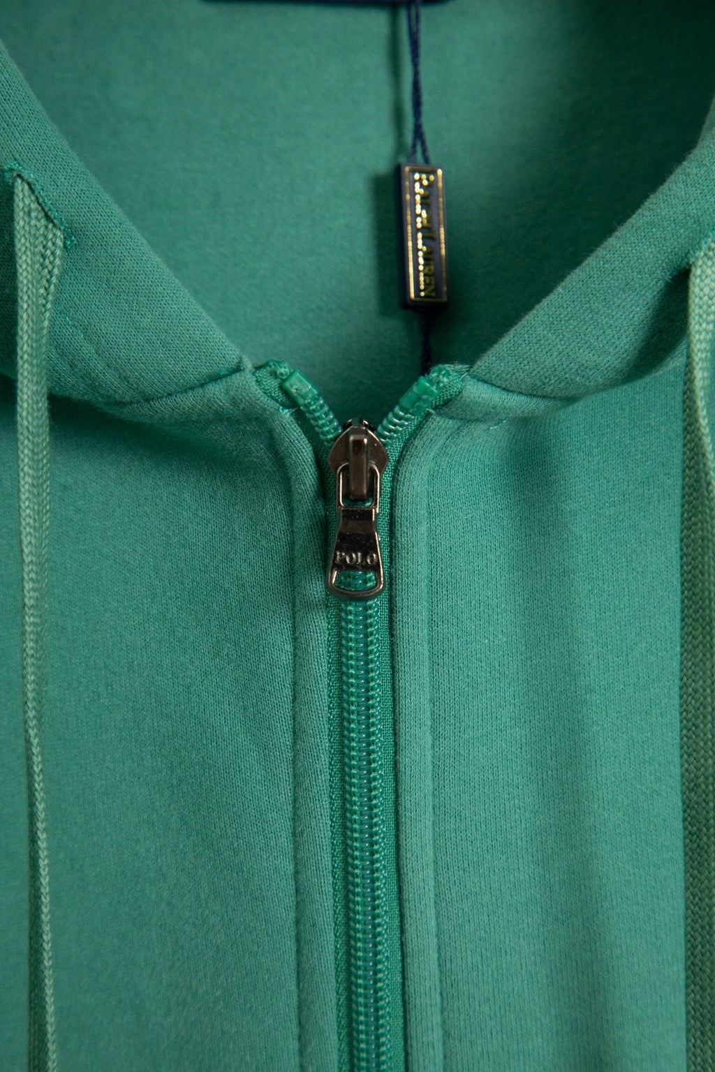 Test2-Ralph Lauren Brushed Cotton Full-Zip Hoodie — detail
