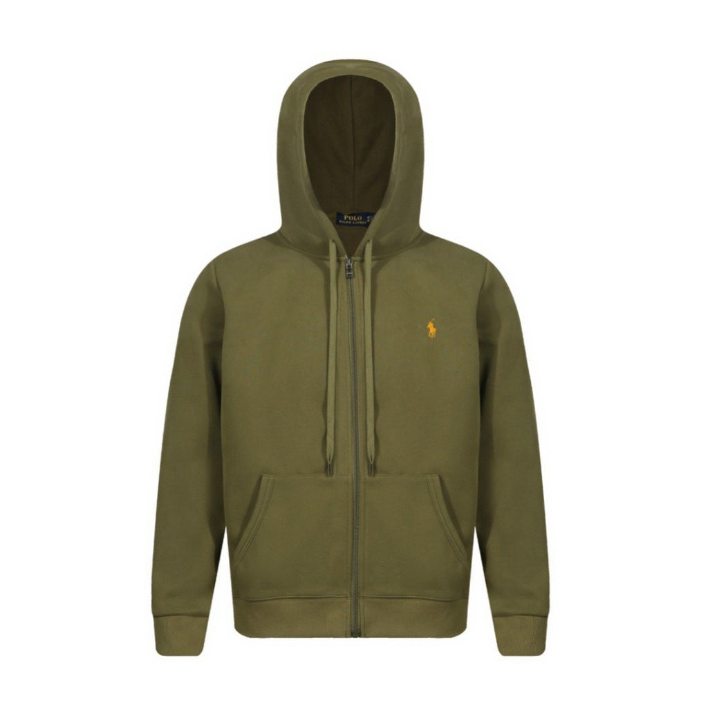 Test2-Ralph Lauren Brushed Cotton Full-Zip Hoodie — hero