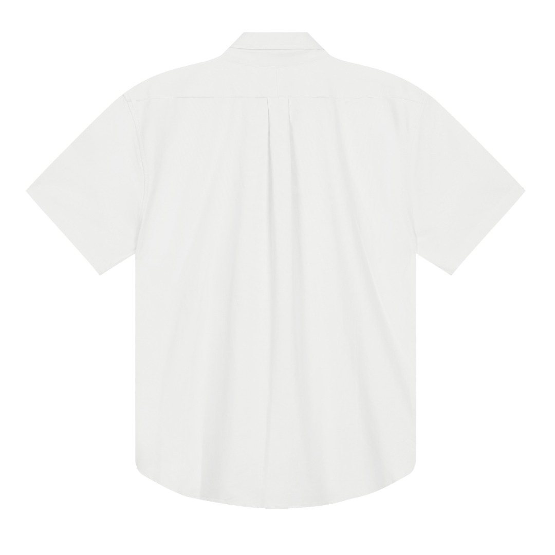 Test2-Ralph Lauren Cotton Oxford Short-Sleeve Button-Down Shirt — back