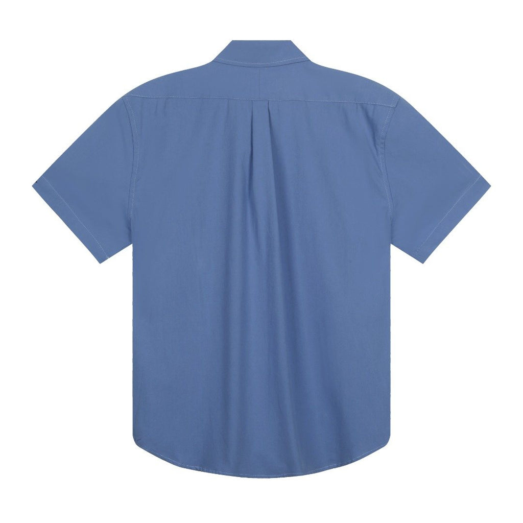 Test2-Ralph Lauren Oxford Short-Sleeve Button-Front Shirt — back