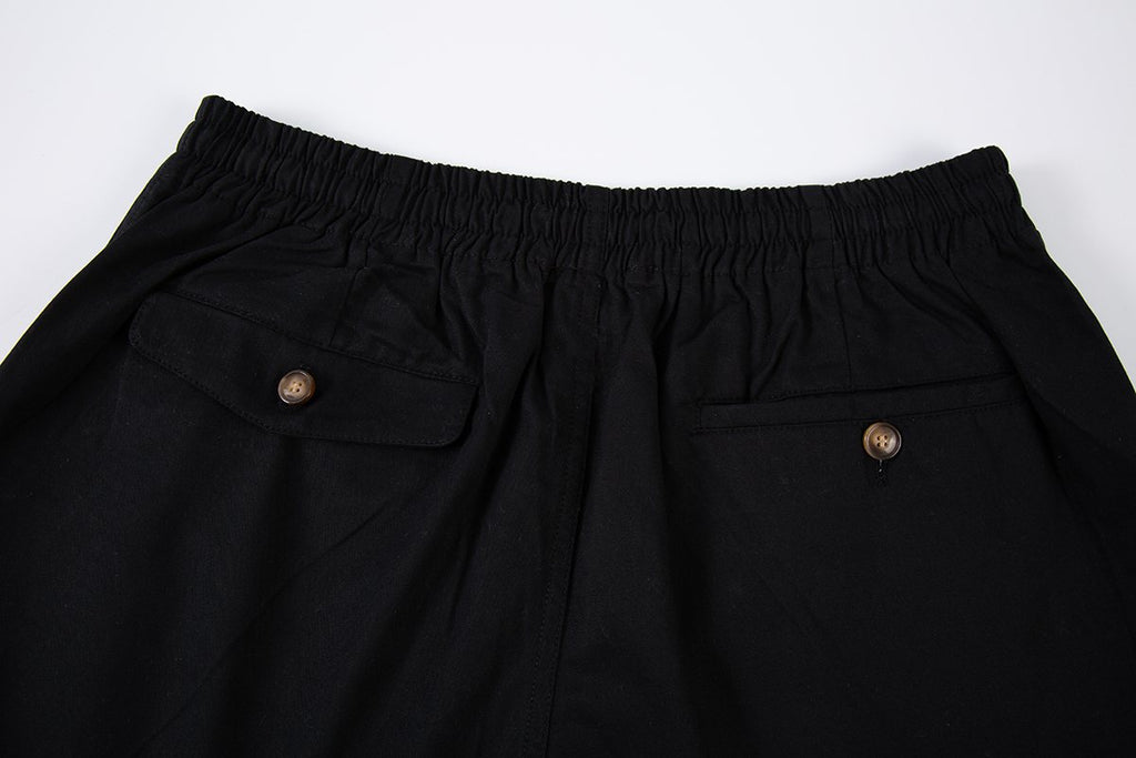 Test2-Ralph Lauren Drawstring Cotton Shorts — detail