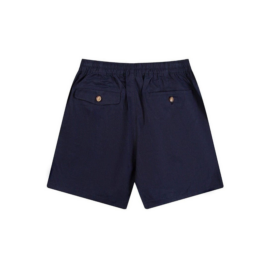 Test2-Ralph Lauren Drawstring Cotton Shorts — back