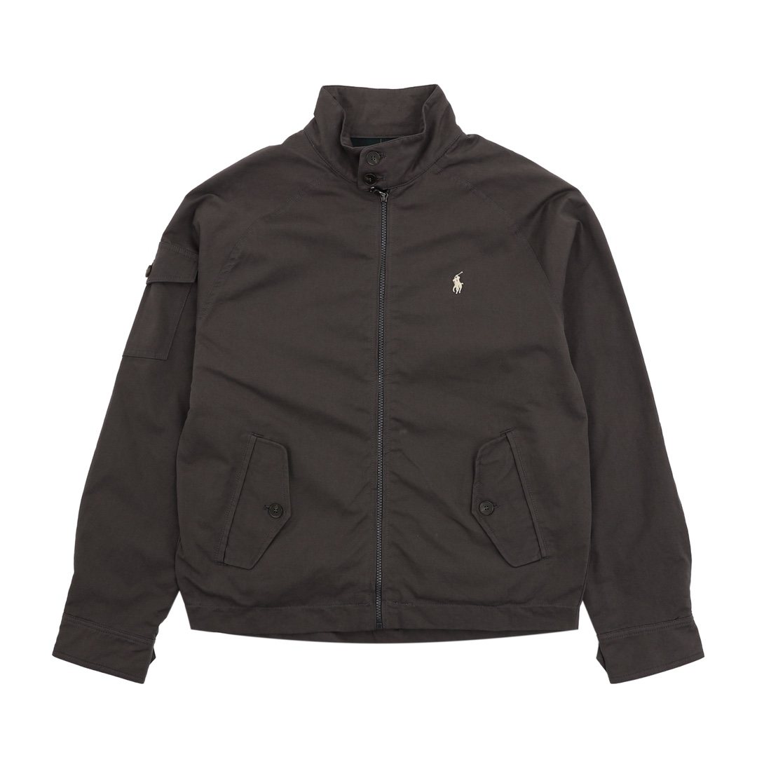 Test2-Ralph Lauren Embroidered Pony Zip Jacket — front