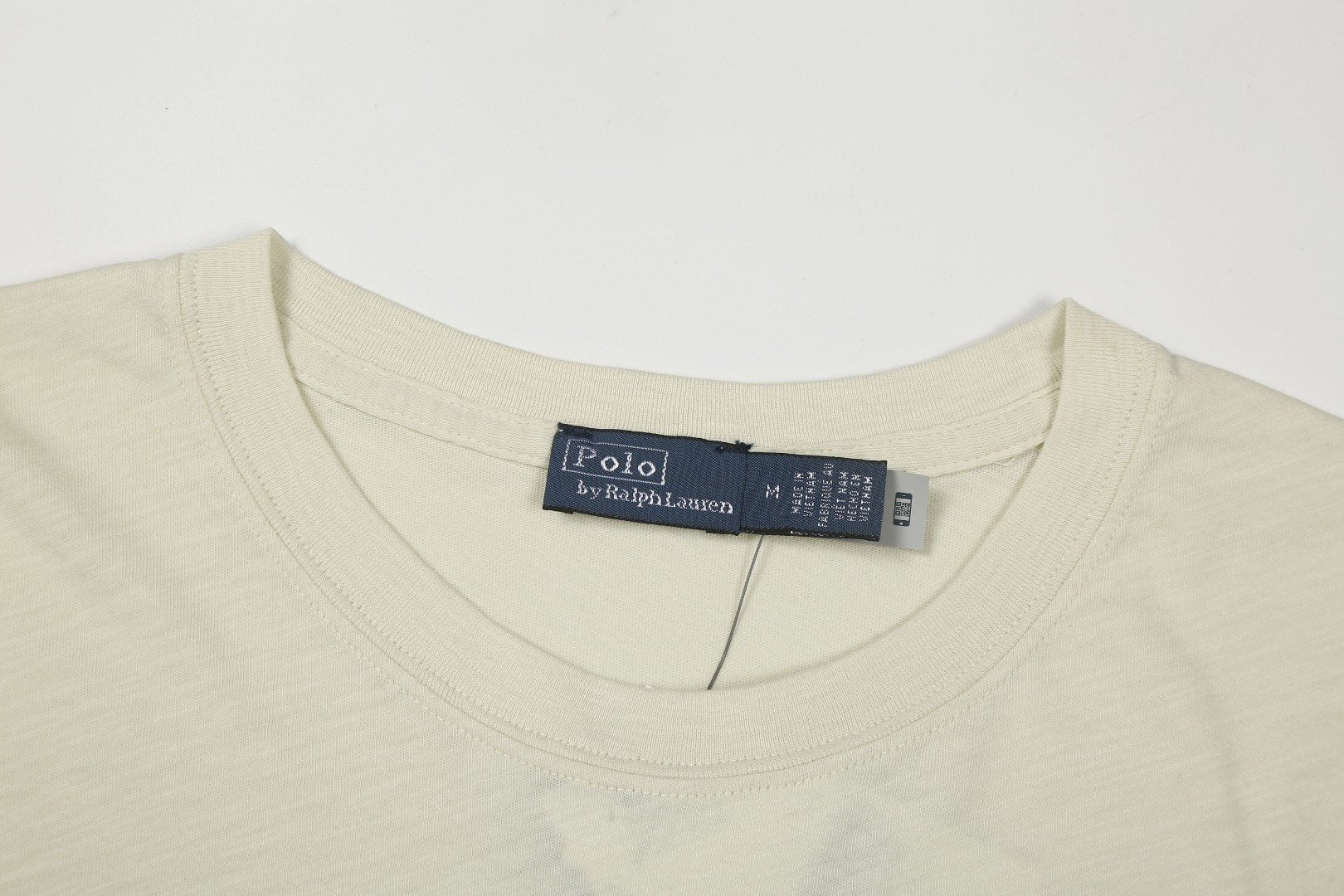 Test2-Ralph Lauren Palm Tree Slub Cotton T-Shirt — detail