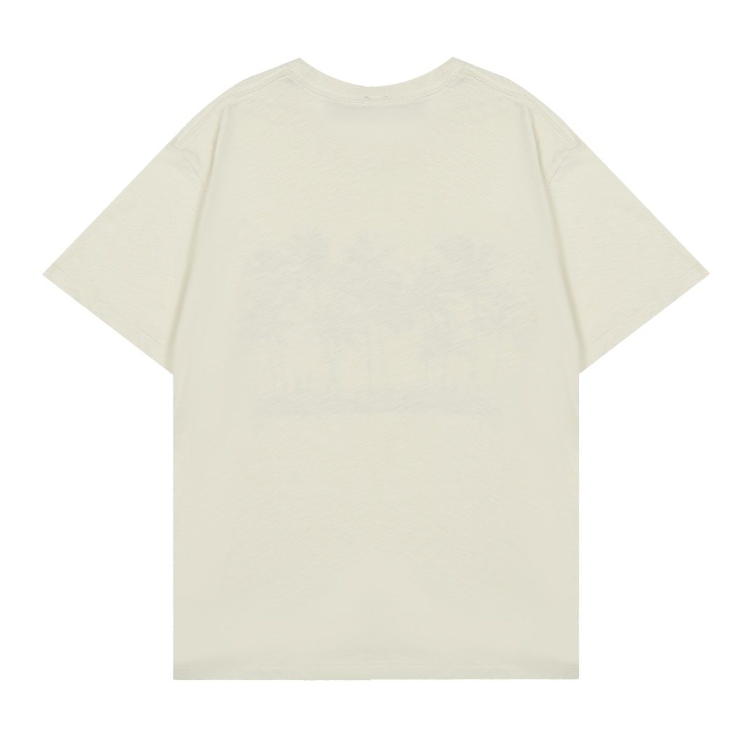 Test2-Ralph Lauren Palm Tree Slub Cotton T-Shirt — back