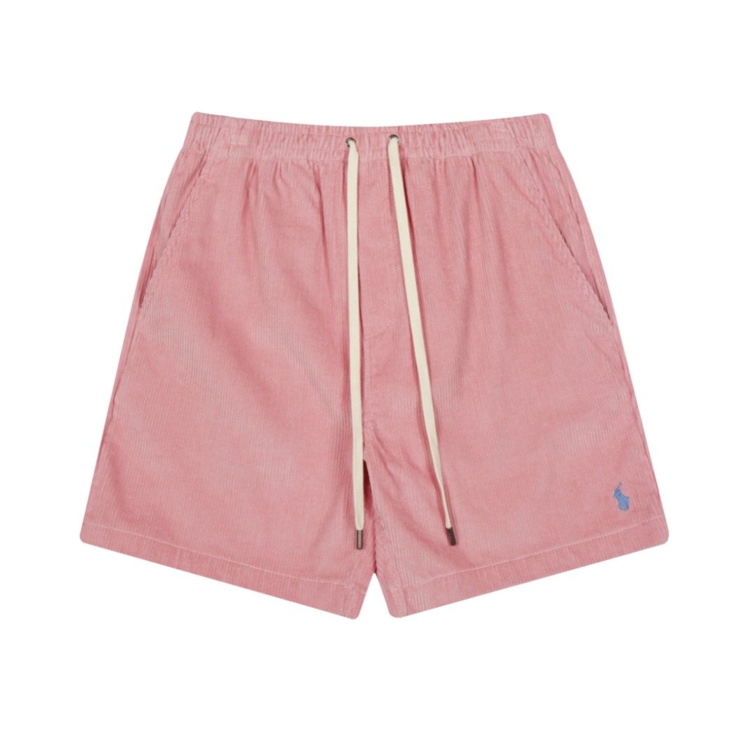 Test2-Ralph Lauren Cotton Corduroy Drawstring Shorts — front