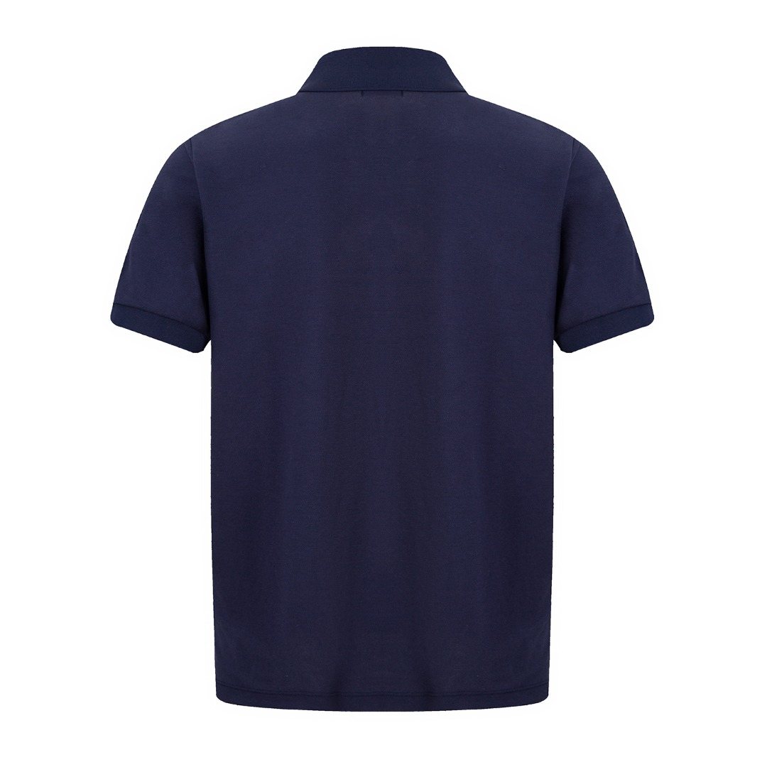 Test2-Ralph Lauren Embroidered Horse Short-Sleeve Polo Shirt — back