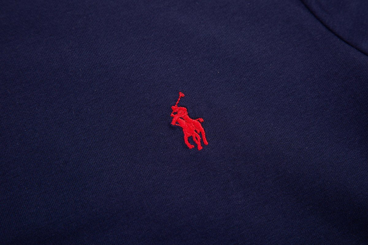 Test2-Ralph Lauren Embroidered Three-Button Henley Shirt — detail