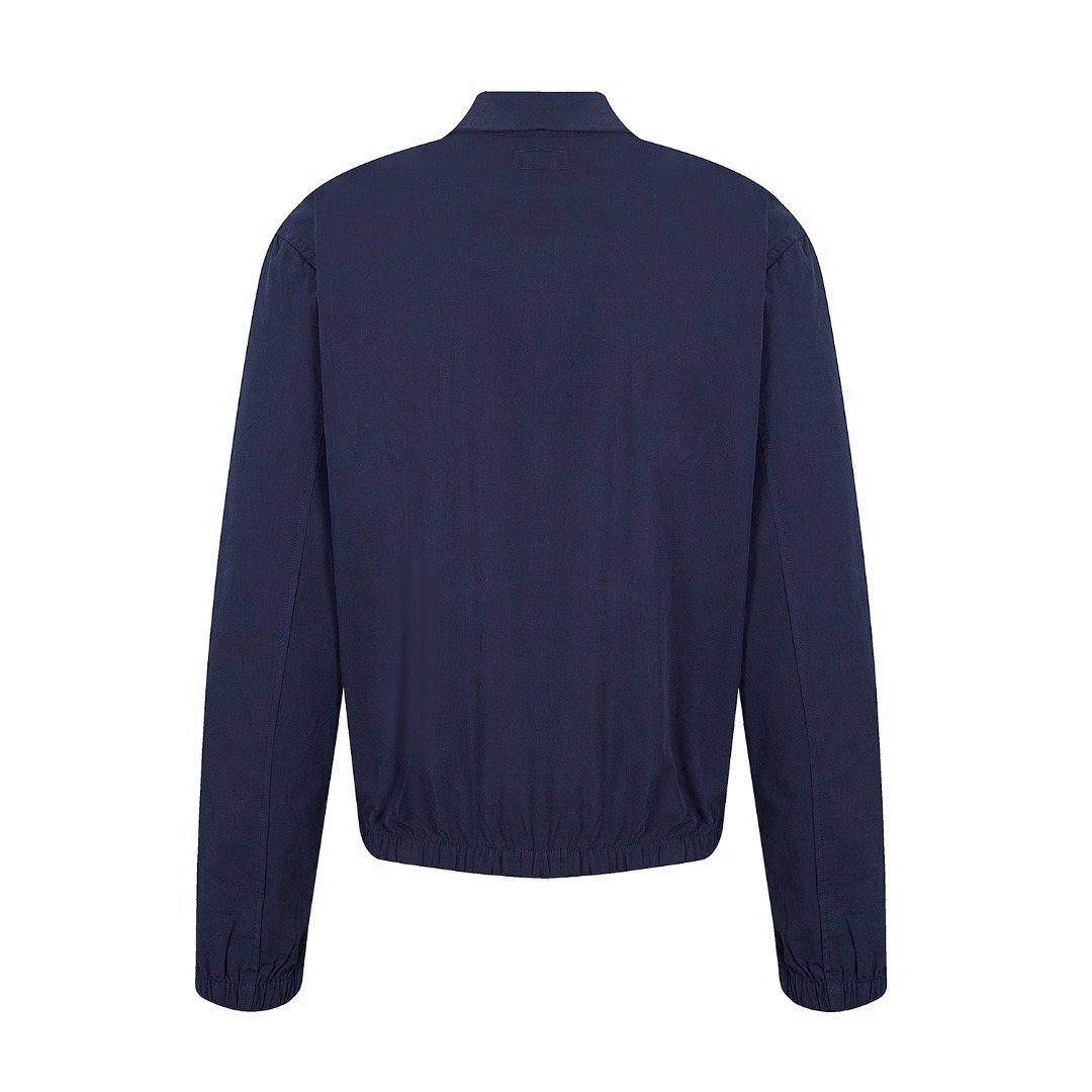 Test2-Ralph Lauren Cotton Zip-Front Coach Jacket — back