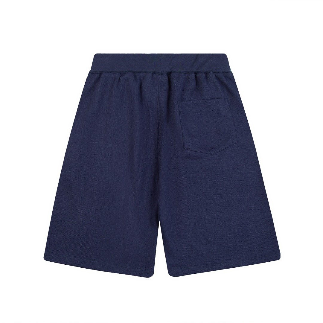Test2-Ralph Lauren Big Pony Embroidered Drawstring Shorts — back