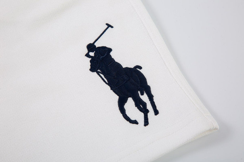 Test2-Ralph Lauren Big Pony Embroidered Drawstring Shorts — detail