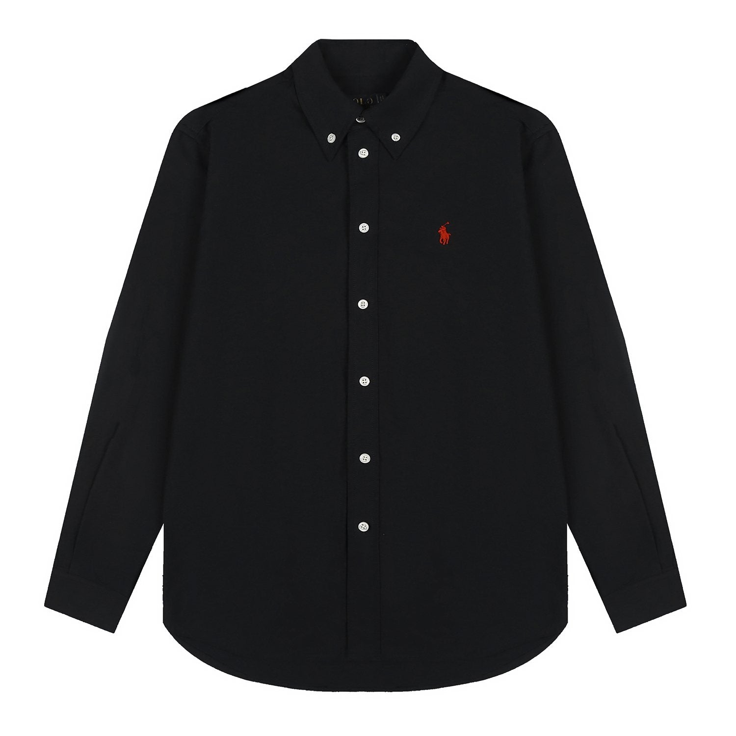 Test2-Ralph Lauren Cotton Oxford Button-Down Shirt — front